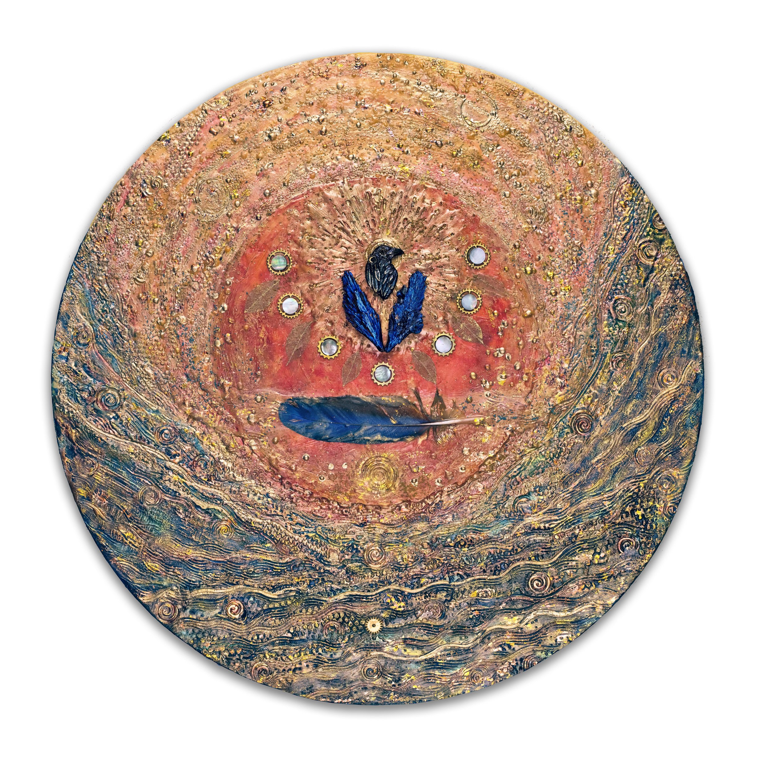 "Releasing Yesterday"   24" diameter