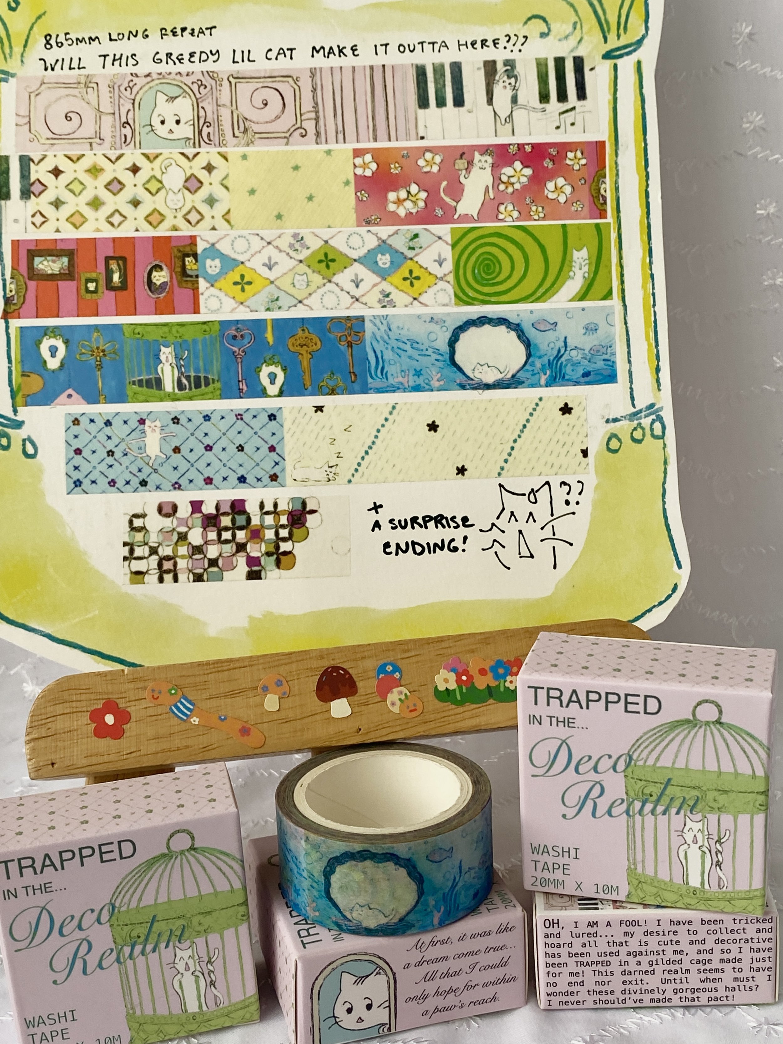 Trapped in the Deco Realm Washi Tape