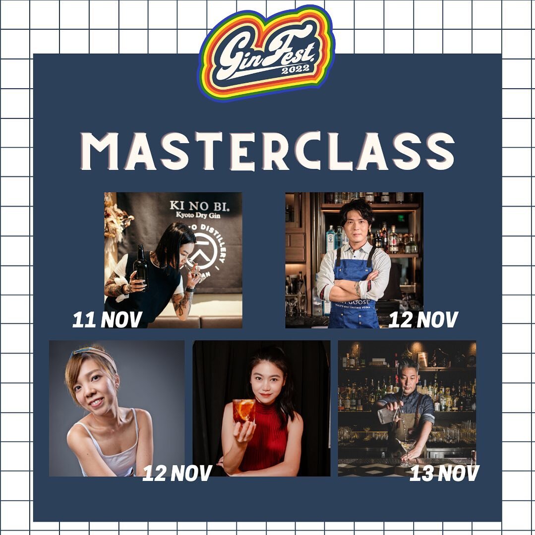 Let the Weekend Be&rdquo;GIN&rdquo;🎉

Enjoying the interesting story behind the gin brands at these masterclasses hosted by Brand Ambassadors and the best mixologists in town. Mark your calendar and don&rsquo;t miss the classes!

Masterclass Schedul