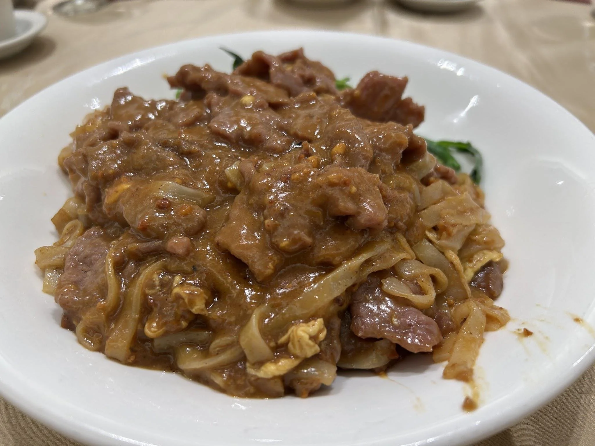 The best satay beef ho fun @ Pak Lok Teochew Restaurant (Dai Siu branch)