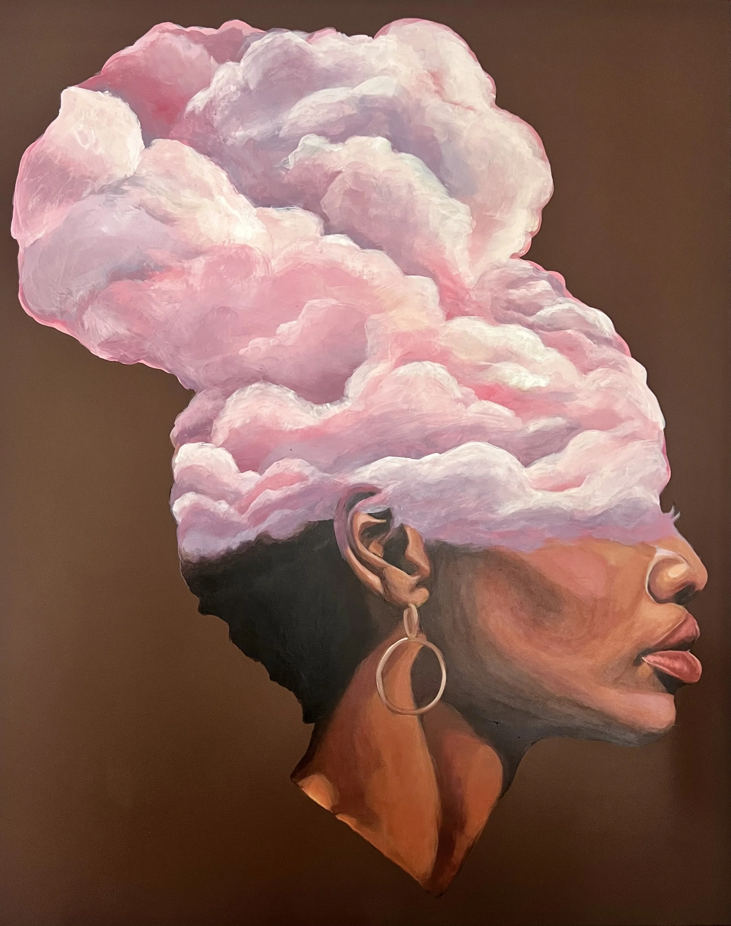 Preoccupied 
48" x  48"
Acrylic on canvas
2023