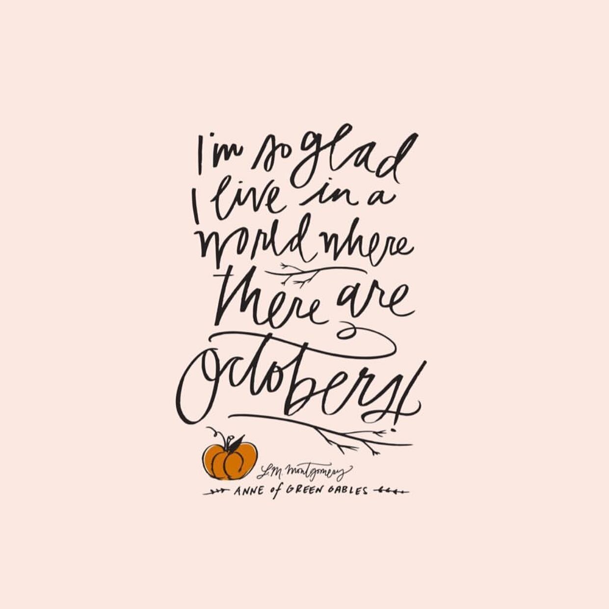 Yes, yes, and yes! 🍂🍁October is the busiest month for me but also my absolute favorite! The weather, the football games, the bonfires, the pumpkin everything, and my birthday🎉 Also, I will forever be in love with this art print by @lindsayletters.
