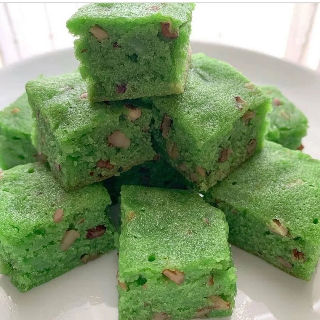 pandan buko pecan bondies - buko bakes