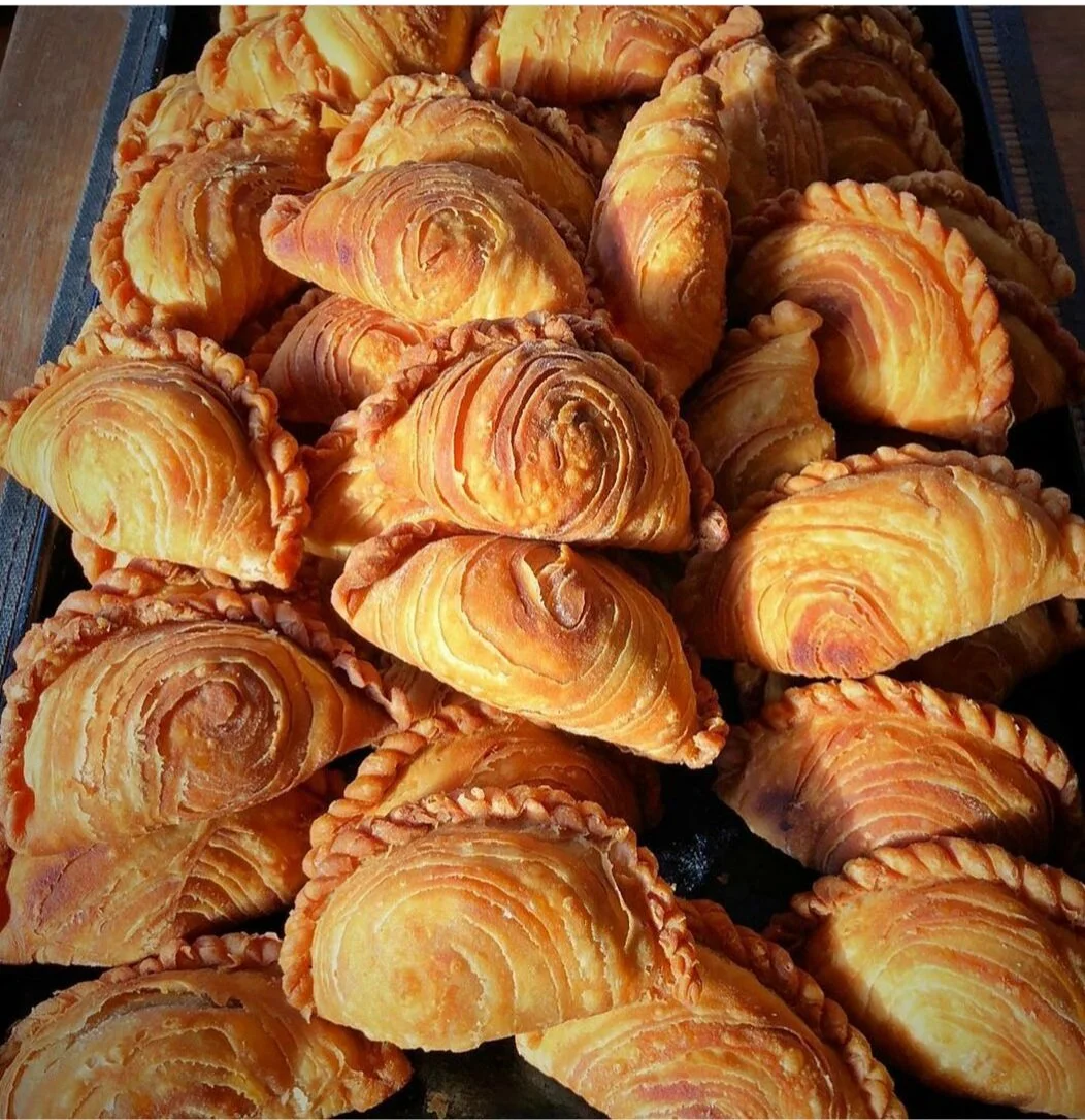 spiral curry puffs - damasara