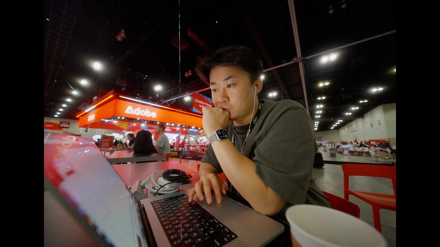 some snippets from my latest video at Adobe MAX ✨

all shot on @sonyalpha 🫶🏼

go check out the new video if you haven&rsquo;t already fam! :)