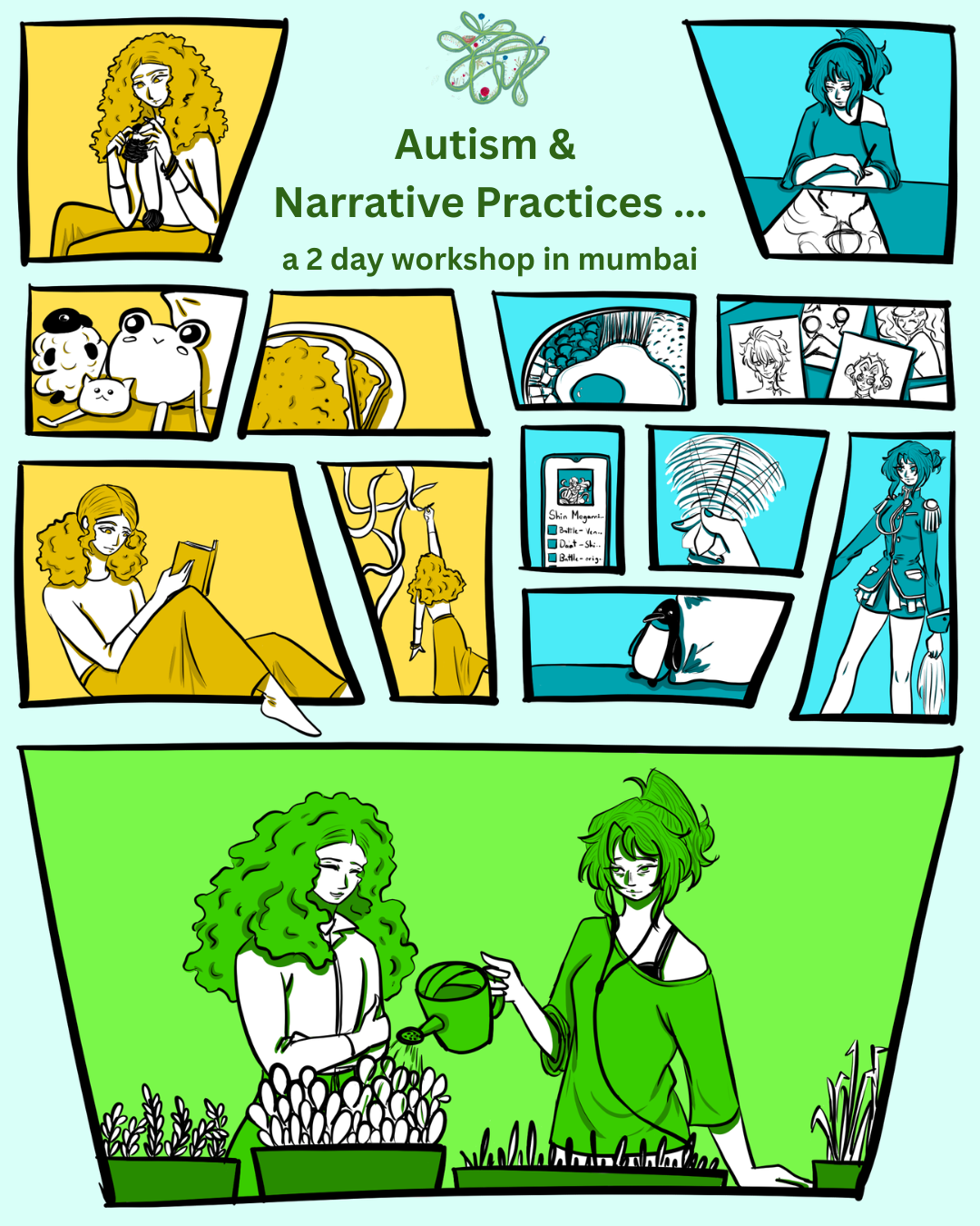 2 day workshop in Mumbai on Autism & Narrative Practices. Click on the flyer to know more.
