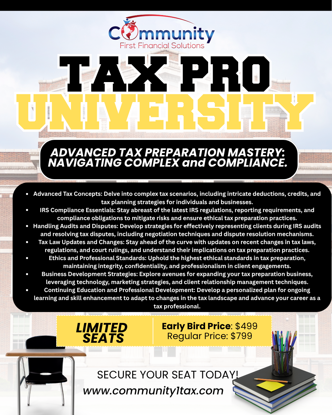 Pro University Advance Tax Course Flyer Income Tax.png