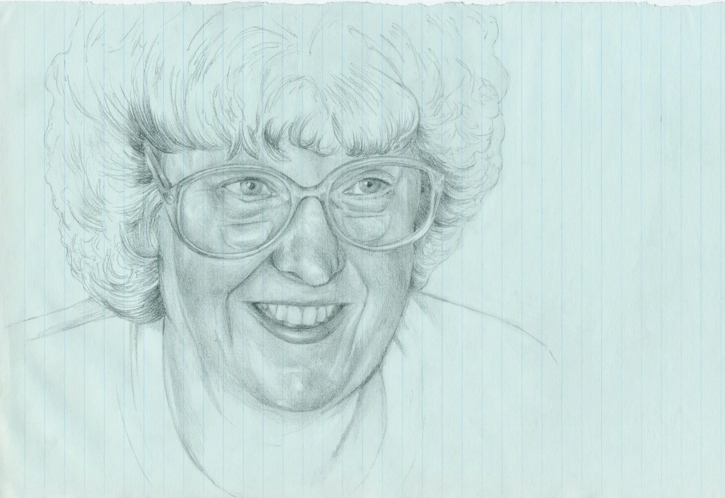 Nana (2018). Graphite on paper.