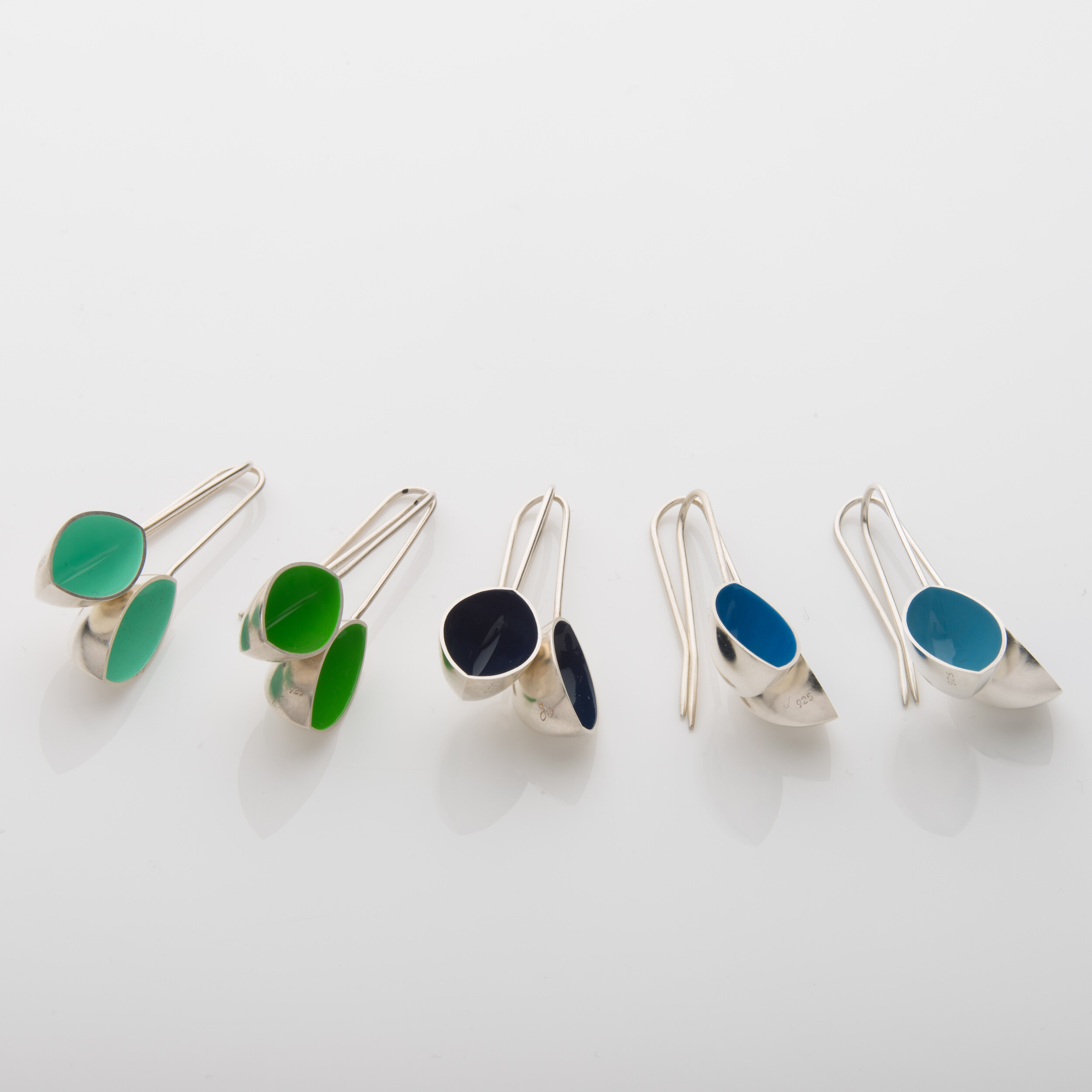 Pod Earrings - blues and greens.jpg