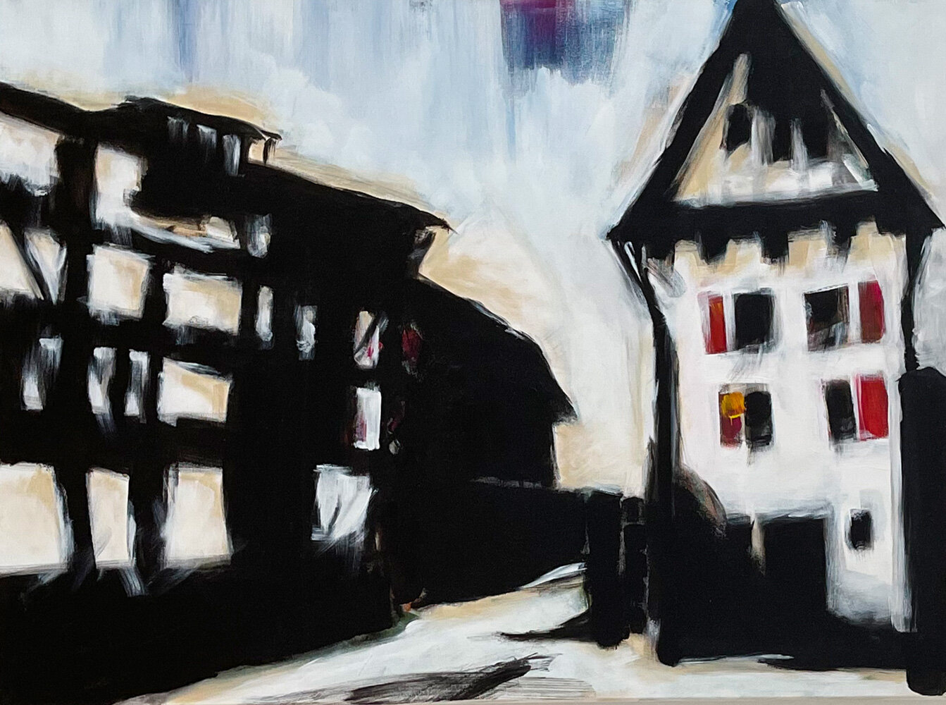 Im Süden II. 2021. Acryl auf Leinwand. 70 x 100 cm.