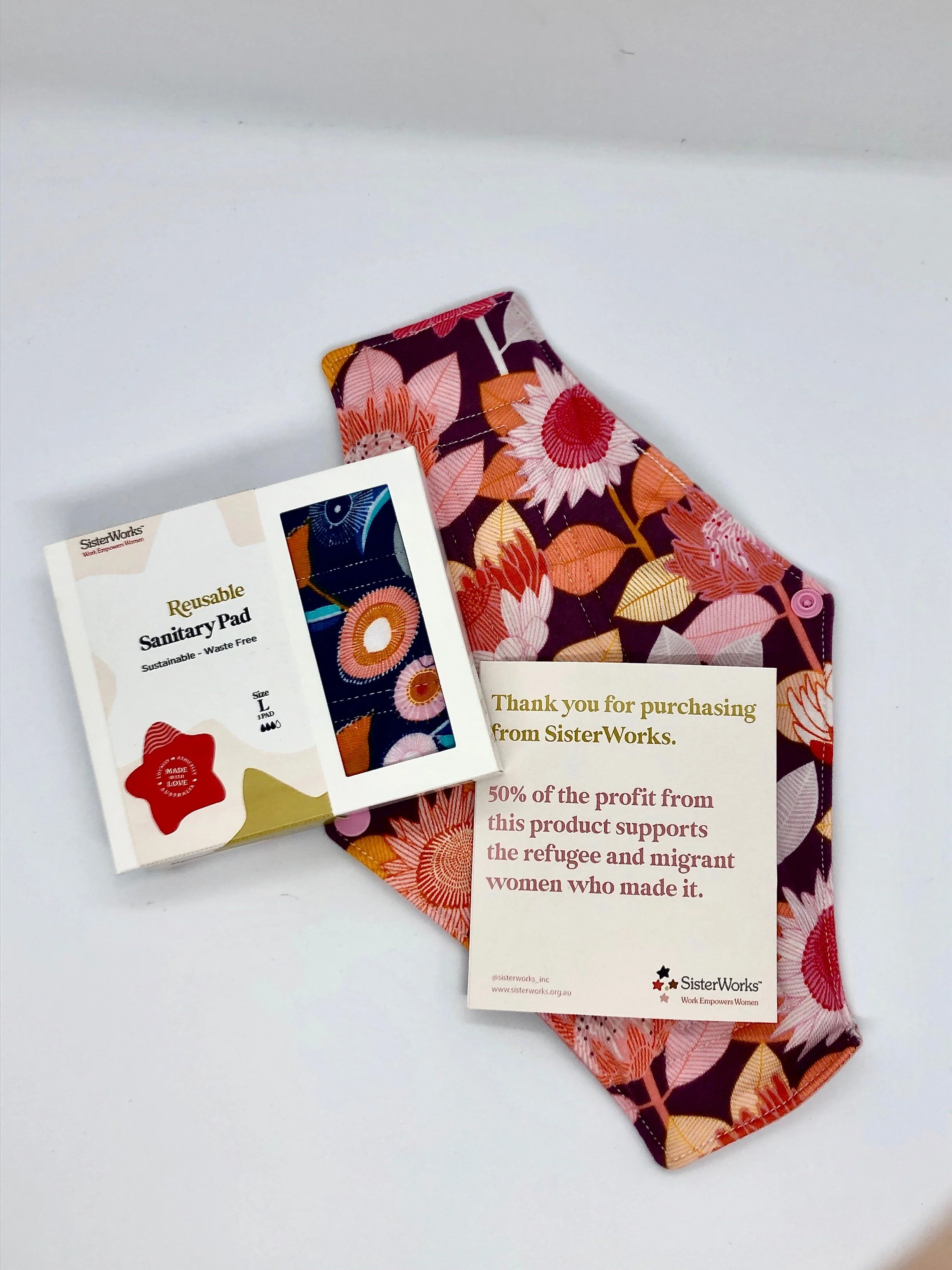 SisterWorks Reusable Sanitary Pad Heavy Flow — LoveLuvo