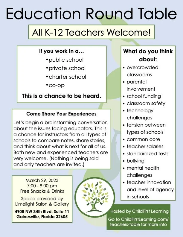 General 1 — ChildFirst Learning