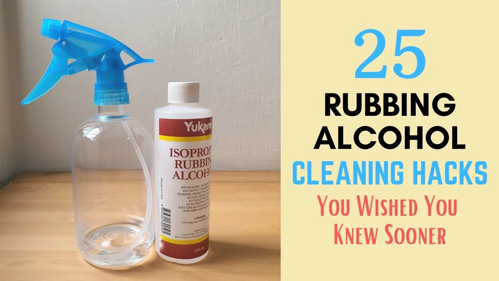 25 Fast & Easy Way To Deep Clean Your Kitchen & Bathroom With Rubbing Alcohol