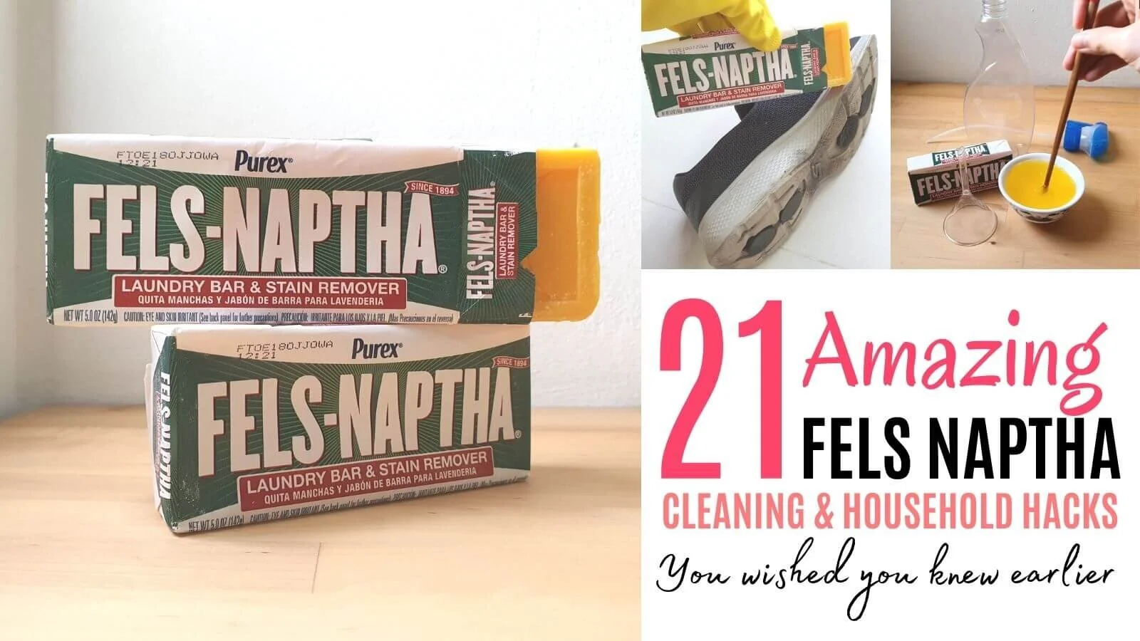 21 Unbelievably Easy Ways To Remove Stubborn Stains From Clothes & Home With Fels Naptha