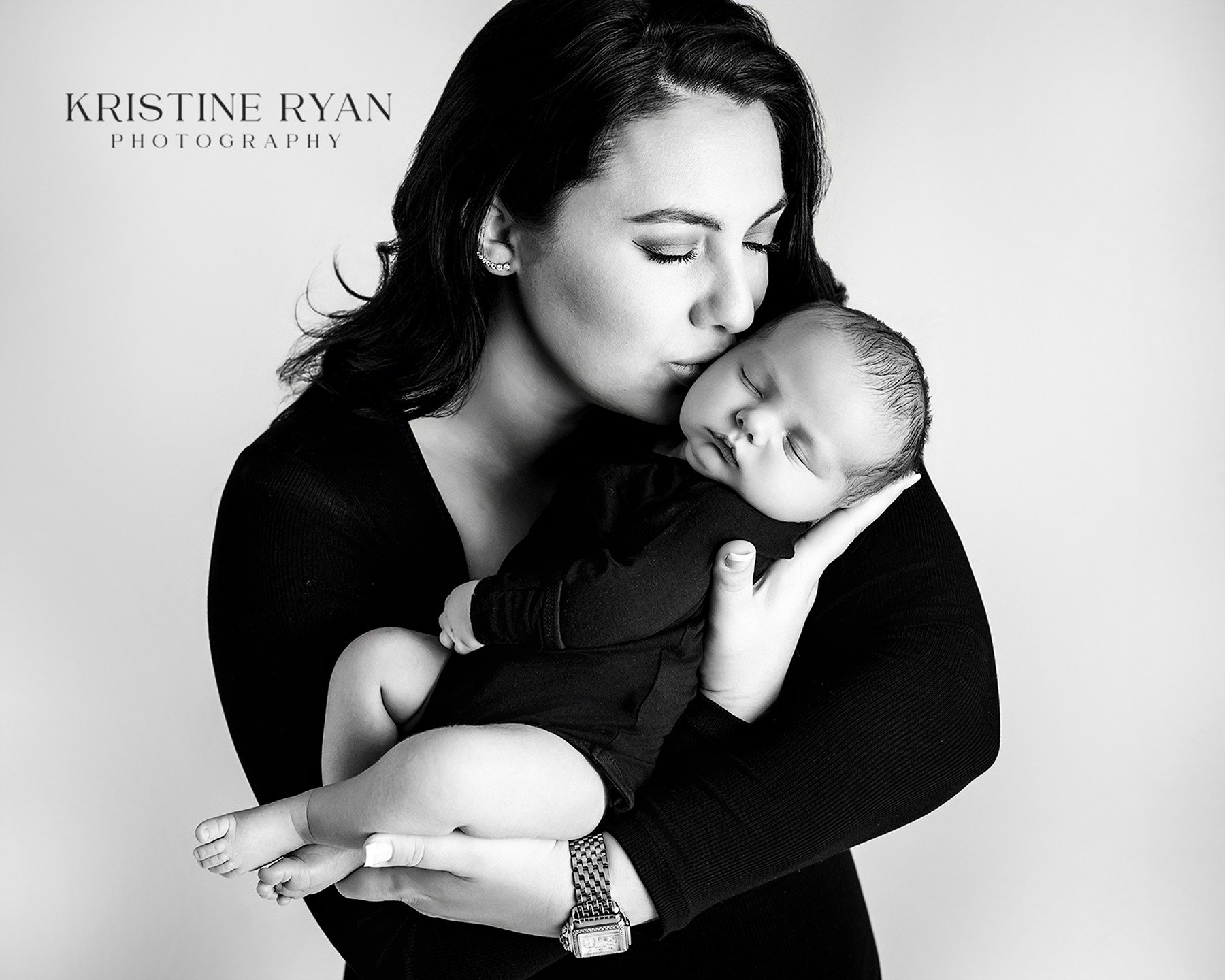 There&rsquo;s nothing quite like a mother&rsquo;s love&mdash;and no better time to capture it than those first precious weeks.🤍

#southjerseynewbornphotographer #motherhoodmoments #newbornphotography #kristineryanphotography #timelessportrait #black