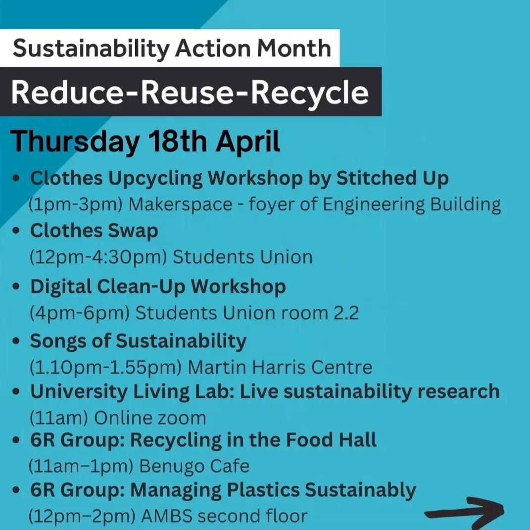 Keen to know more about @officialuom 's University Living Lab? We will be sharing how the Lab works and taking any and all questions you might have on Thursday at 11am as part of @uomsust Sustainability Action Month, part of #UoM200. Details via webl