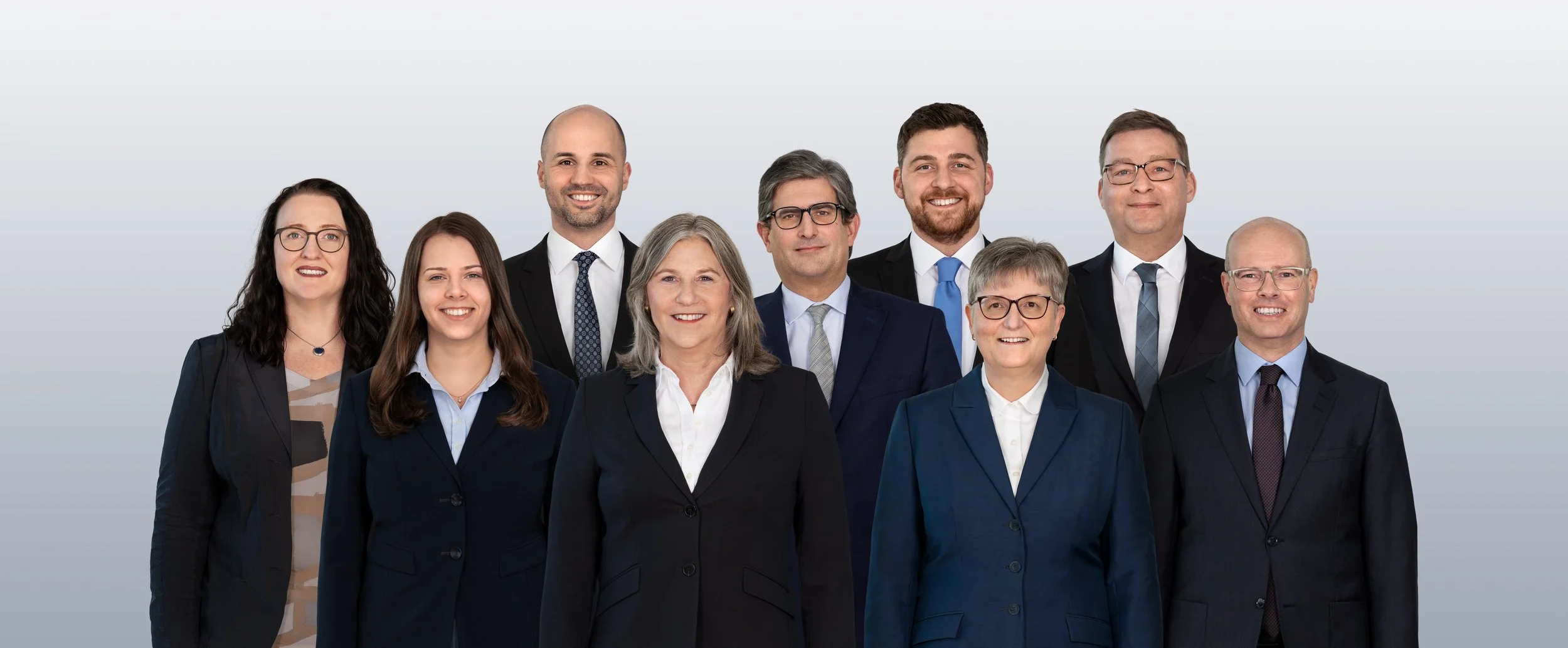Gruppenaufnahme für eine Kanzlei