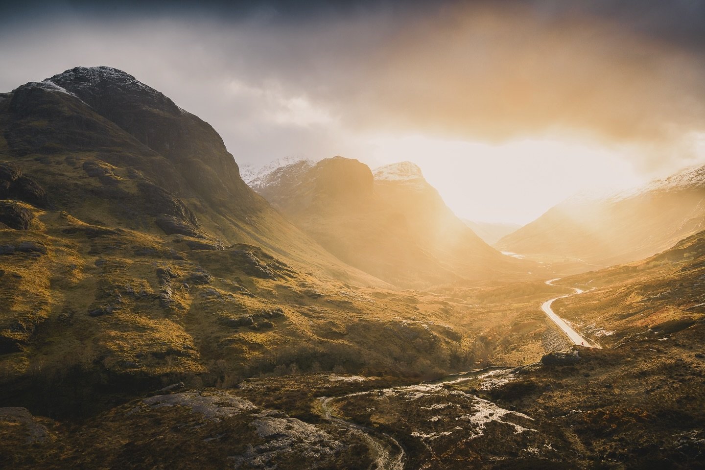 Someone has rightfully picked me up on my use of &ldquo;Glencoe &ldquo;Glen Coe&rdquo; so thank you. This image was taken facing down the valley at sunset. As you can see I was fighting with sun flares, high dynamic range and rain, but, my god what b