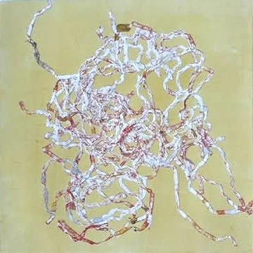 Unraveled with Gold and Red II.jpg