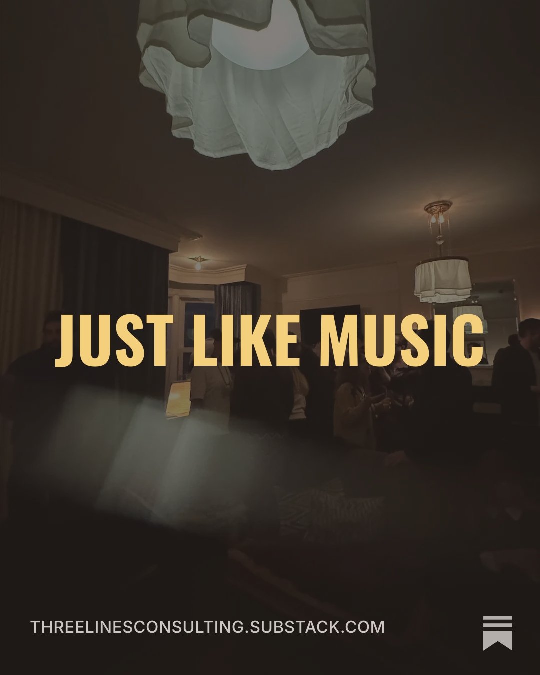 just like music.