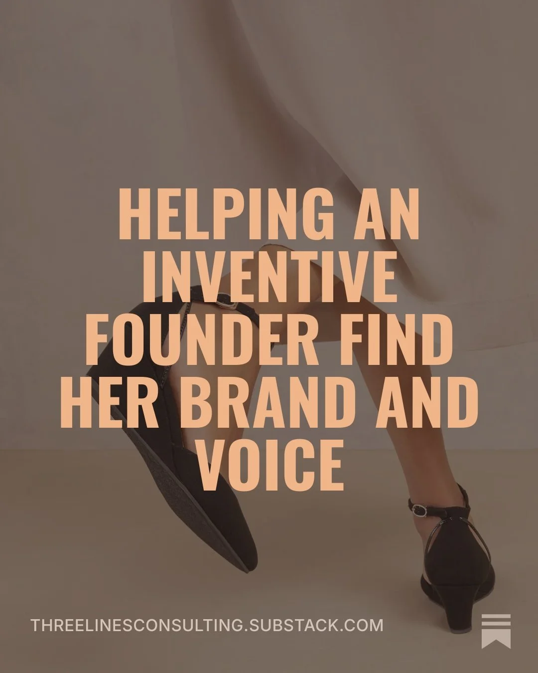 Helping an inventive founder find her brand and voice