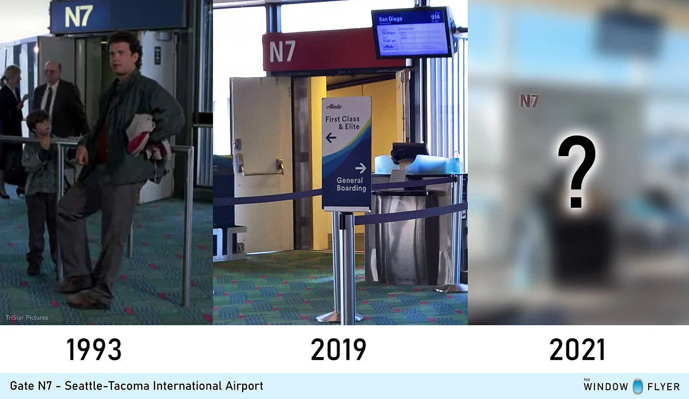 Sleepless in Seattle What does Gate N7 look like today at Seattle