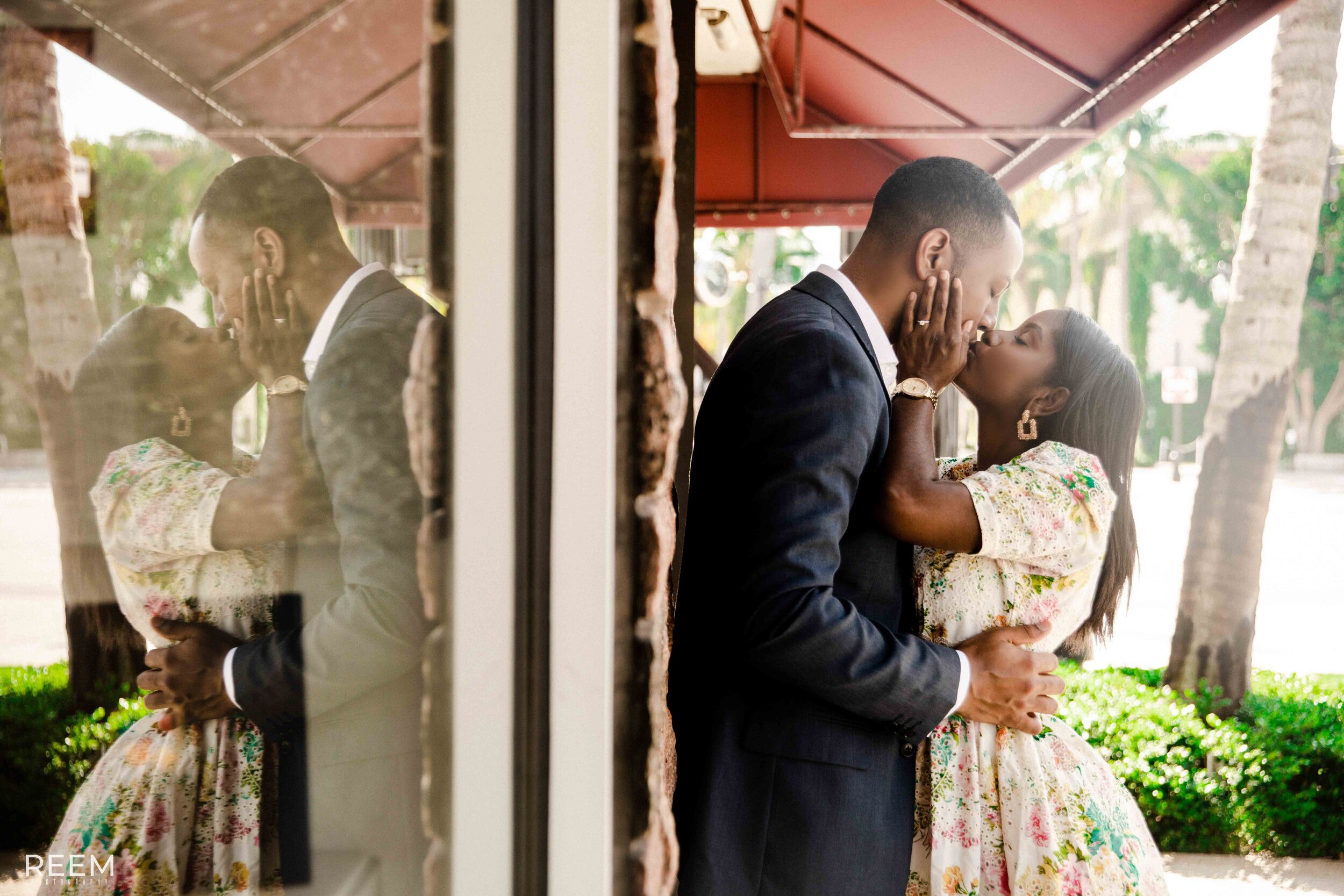 Worth Avenue, West Palm Beach Wedding Engagement Photography of