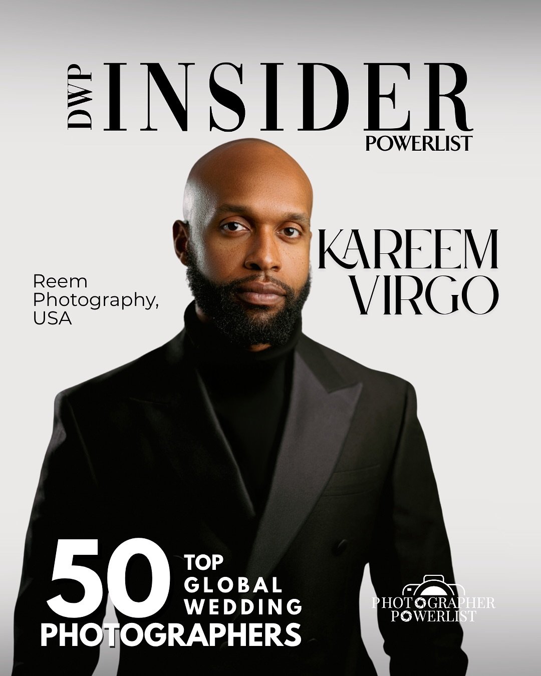Honored to be named one of the top 50 Destination wedding photographers in the WORLD (world is kinda crazy) by @dwp_congress!
_
DWP Insider&rsquo;s Photographer Powerlist celebrates the most talented professionals who turn love stories into timeless 
