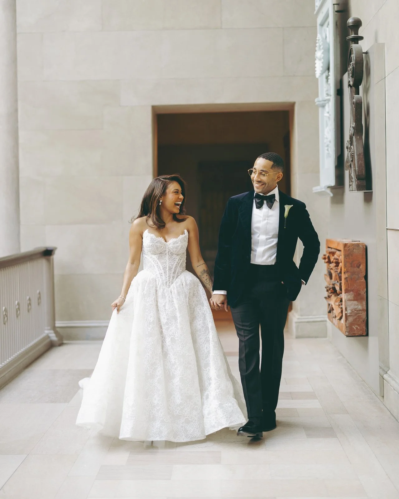 Iyanna McNeely &amp; Alexander Lewis Intimate Winter Wedding in Chicago