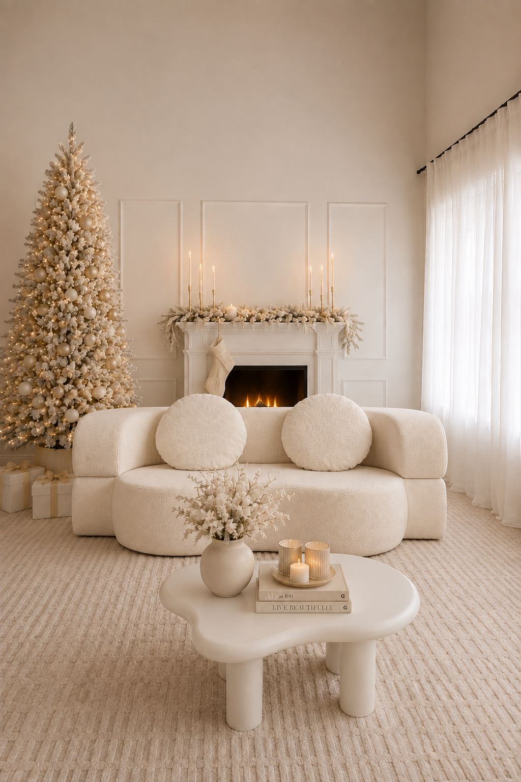 Cozy Christmas Room with an Ivory Sofa.png