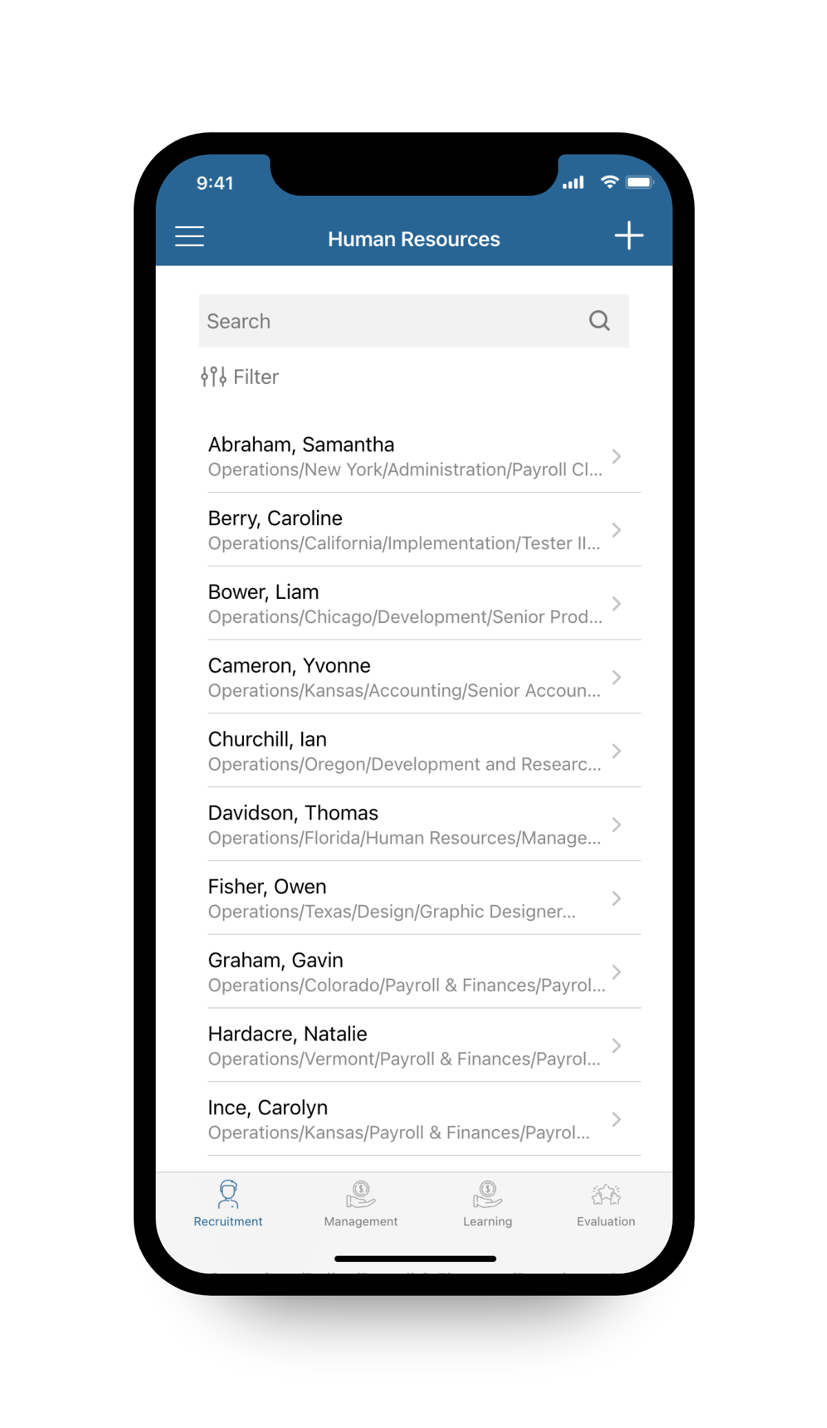 Employee Management Index