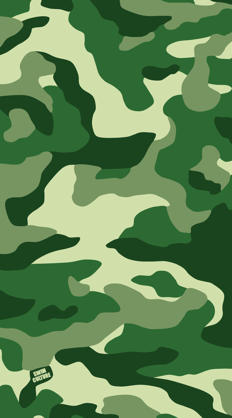 CAMO ARMY GREEN TOWEL