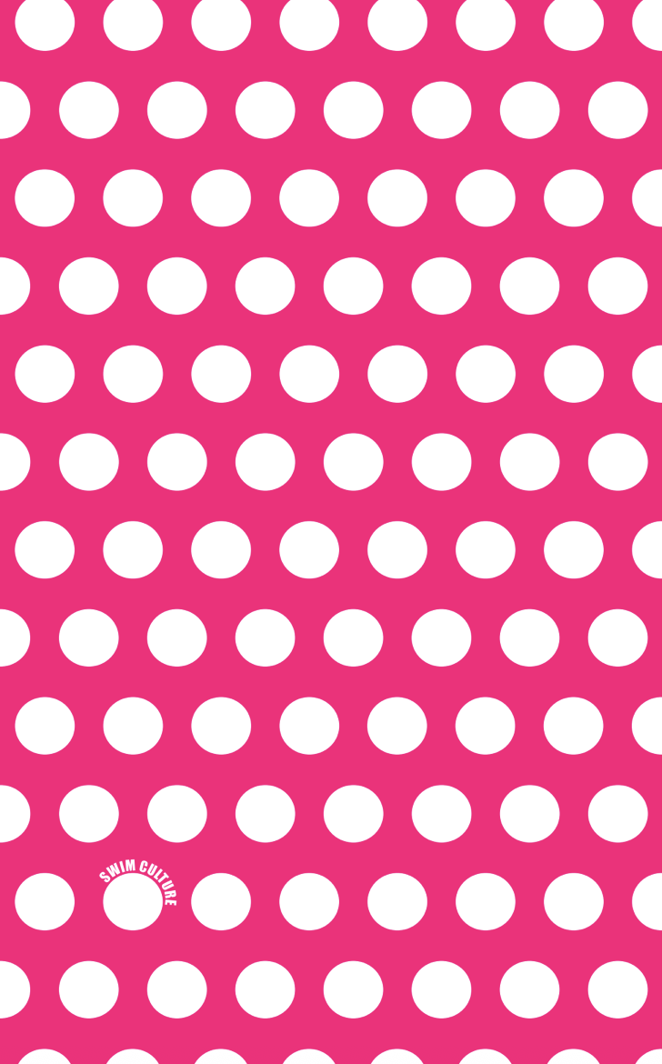 Polka Dot Pink Towel