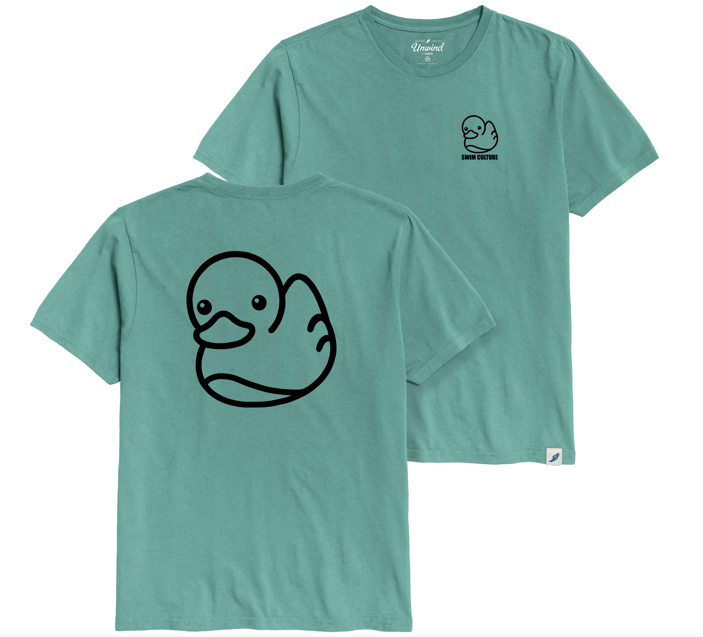 BIG DUCKIE TEE - Jade