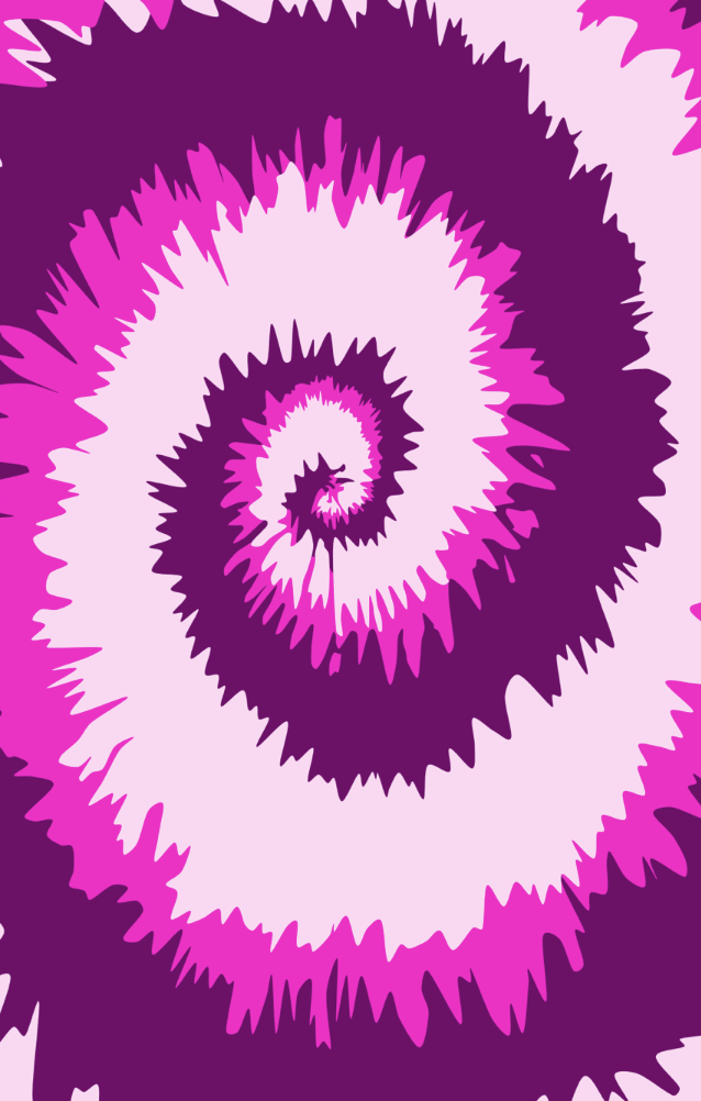 Pink Tie Dye Towel