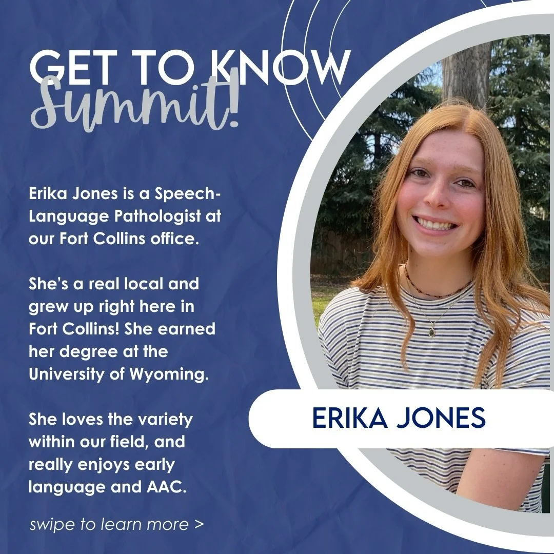 Get to know&hellip; Ms. Erika! We are so happy to have her on our team! 💙🏔️✨