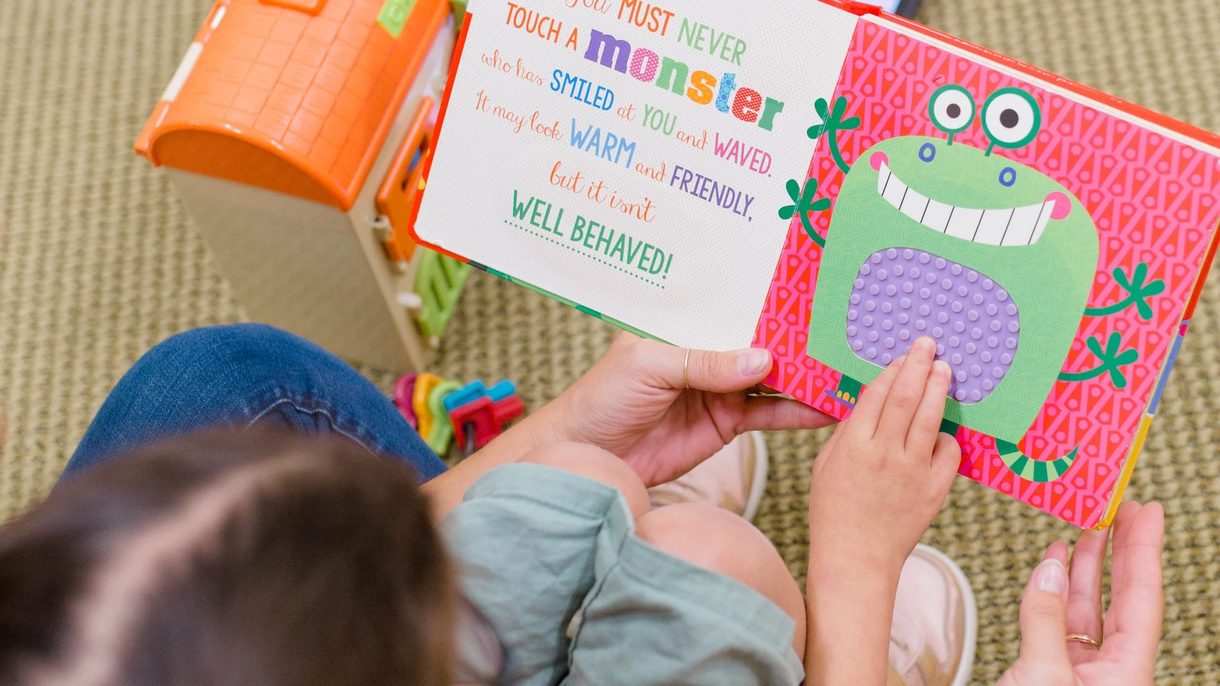 A child reading a book