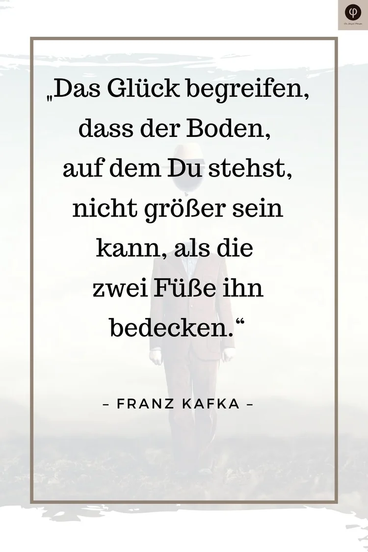 Kafka Zitate, Aphorismen & Sprüche Sinn Mensch Leben