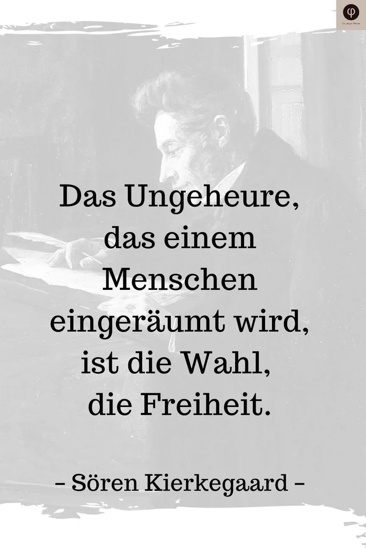 Sören Kierkegaard Zitate & Sprüche zu Leben, Tod & Welt