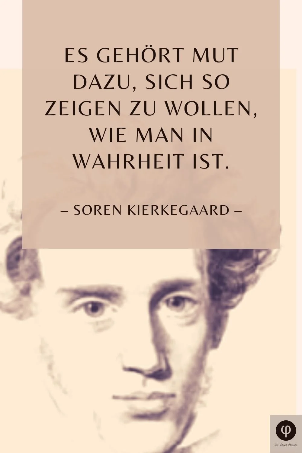 Spruch Leben von Kierkegaard