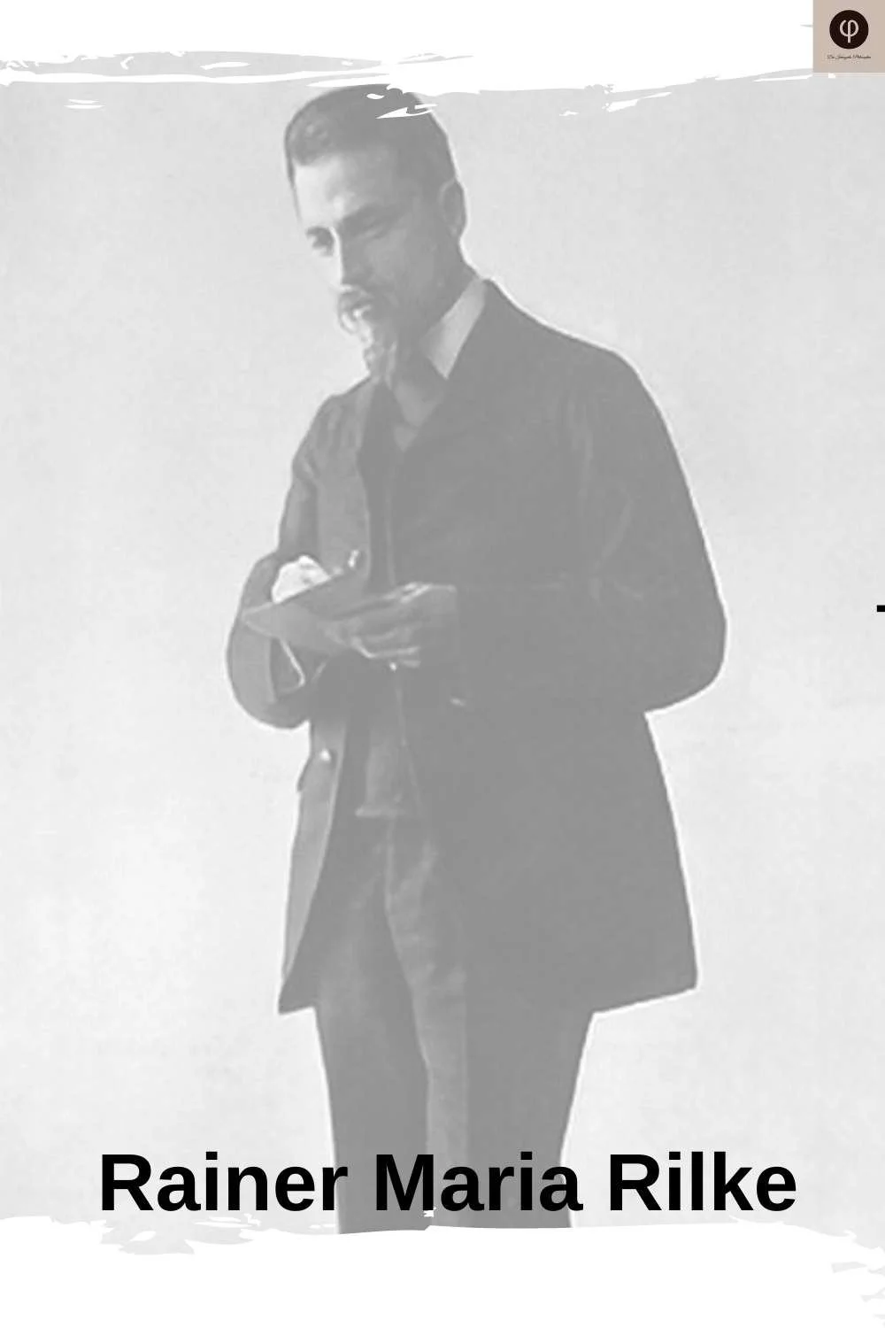 Porträt von Rainer Maria Rilke, Dichter und Literat