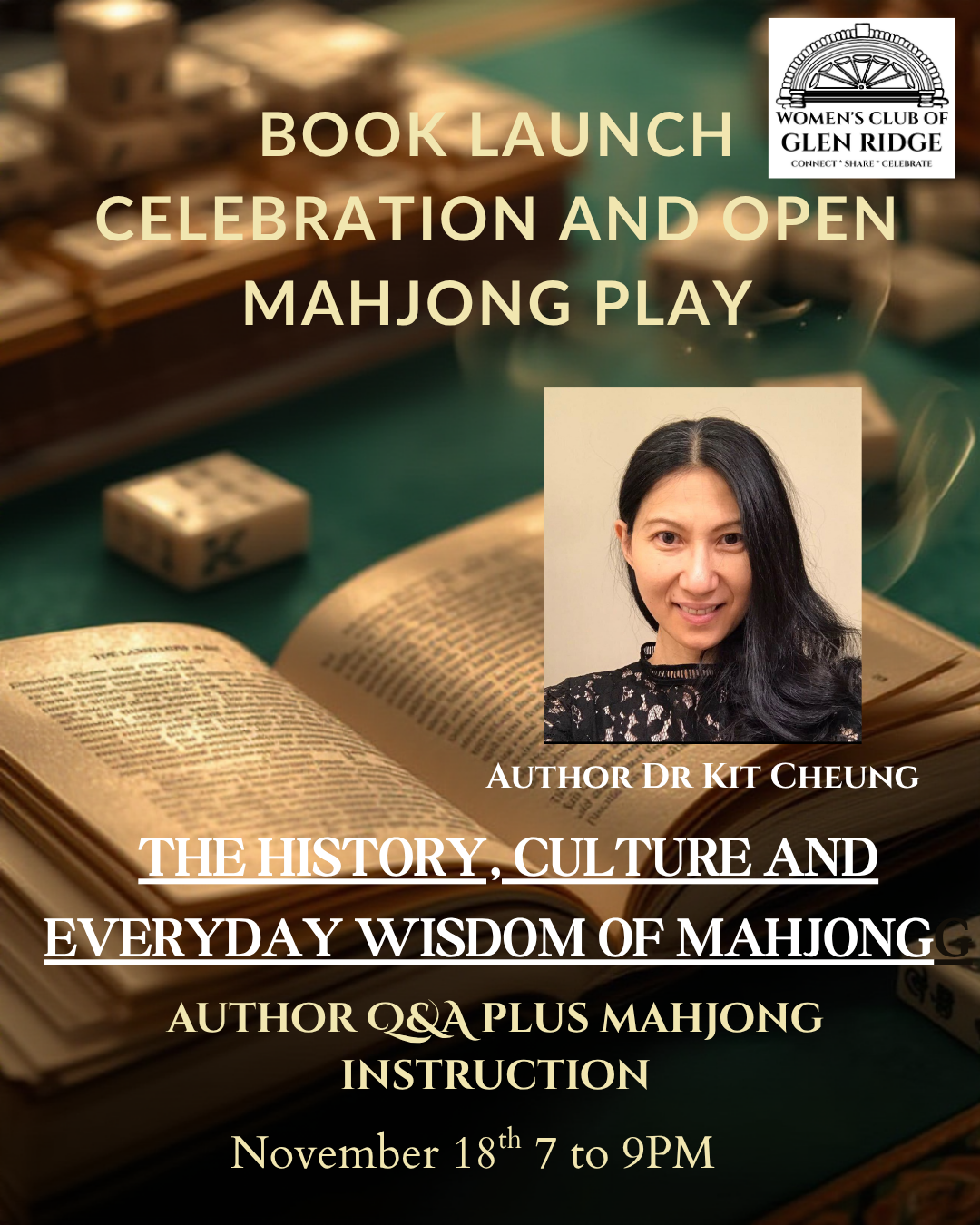 Mahjong Game Night with Vintage Book.png