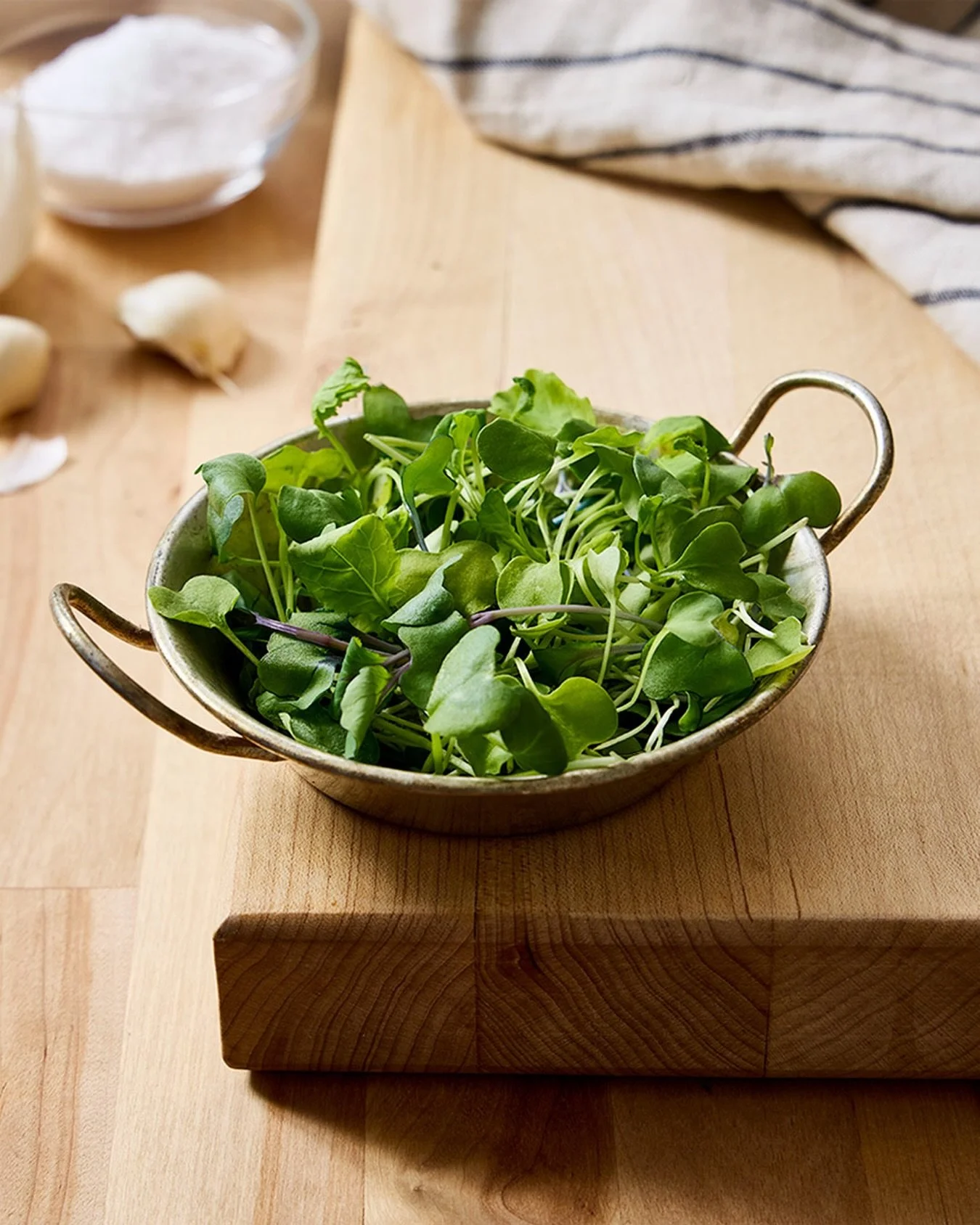 Sometimes the garnish becomes the main when they are this photogenic.

These @hometown_acres micro greens screamed at me from the produce section at Pete&rsquo;s Market and I had to bring them home and put them in front of the camera.

I kept the bac