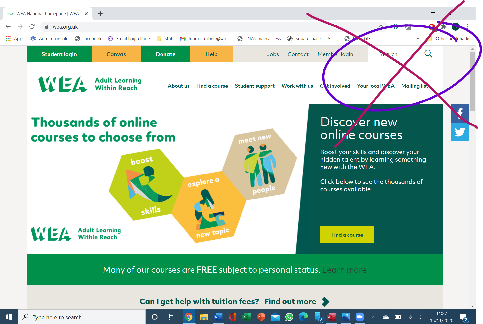 1. Don't search here!