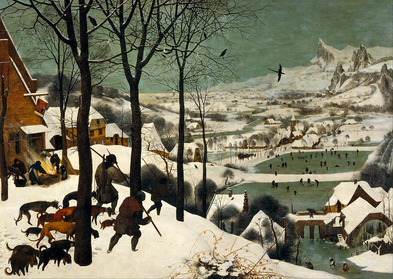 A snow scene by Bruegel