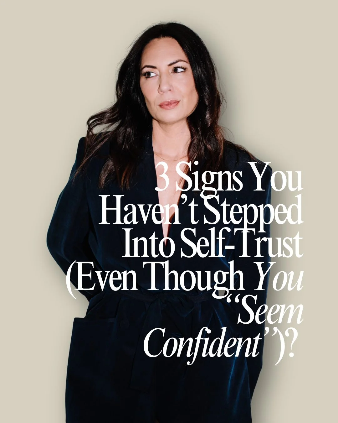 Are you confident&hellip; or are you just good at looking confident?⁠
⁠
Because there&rsquo;s a difference between:⁠
&ldquo;I know what I want.&rdquo;⁠
and⁠
&ldquo;I can stand by what I want without needing anyone to co-sign it.&rdquo;⁠
⁠
If you&rsqu