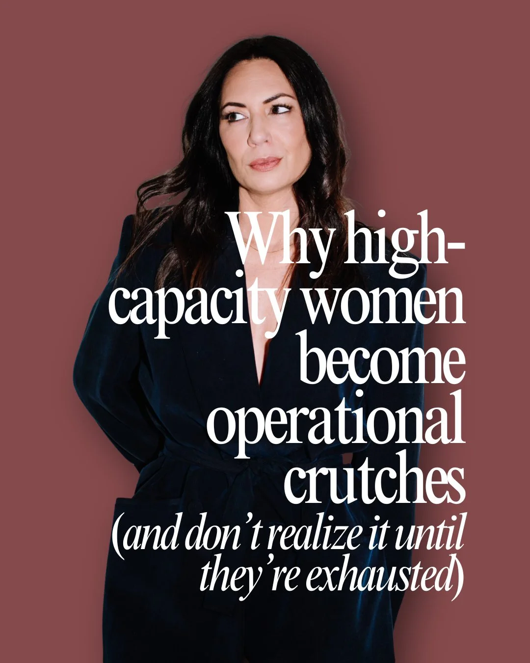 I didn&rsquo;t burn out because I was ambitious.⁠
I burned out because too much of the company depended on me.⁠
⁠
There&rsquo;s a difference.⁠
⁠
Being capable is an asset.⁠
But if the structure leans on you for everything, that capability turns into 