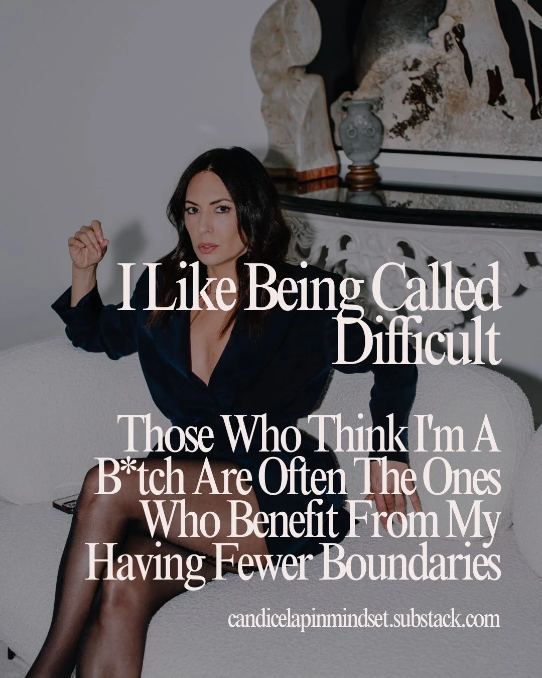 I Like Being Called Difficult ✨️ read the rest on my Substack at the link in my bio! xo Candice