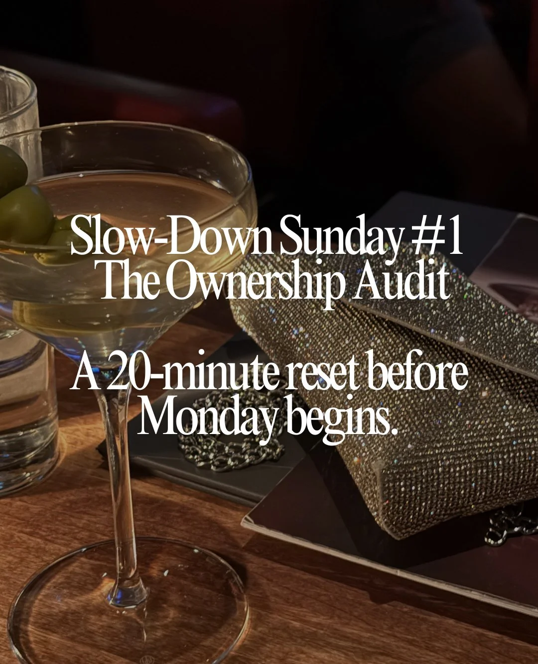 This exercise will officially take you 20 (max 30) minutes. I definitely suggest doing it Sunday afternoon around 4/5 before dinner starts.⁠
⁠
Open a blank page.⁠
⁠
Write down every task, decision, or conversation you touched last week. ⁠
⁠
Then on a