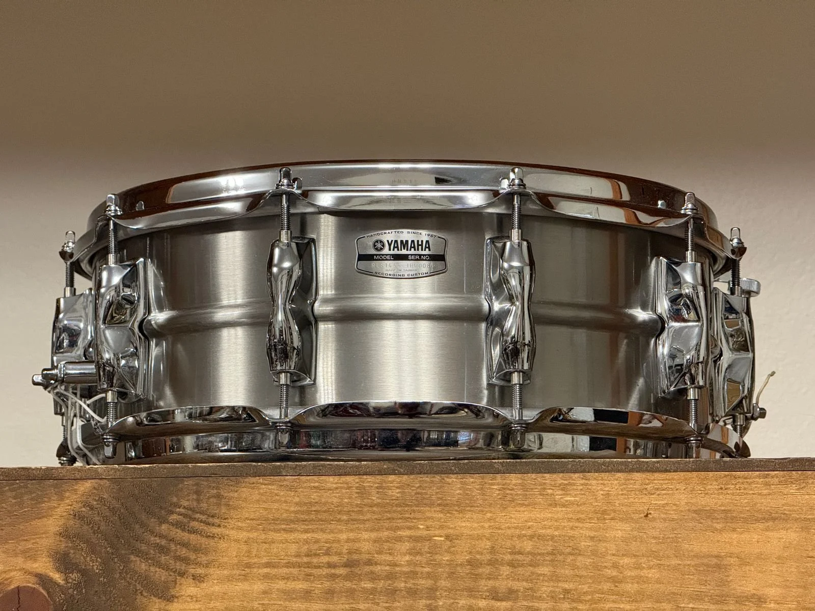 Yamaha Recording Custom Stainless Steel 5.5x14" Snare Drum RLS-1455